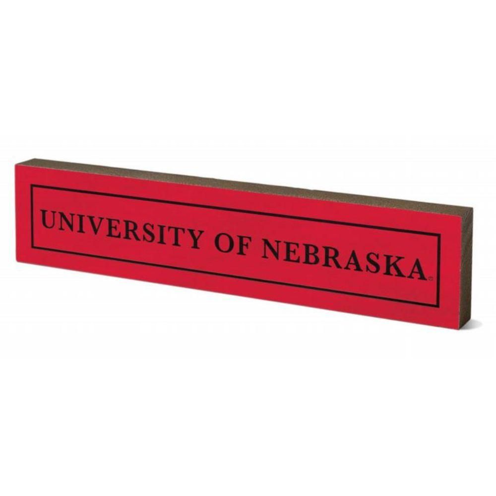  Huskers | Nebraska 12 Inch Table Top Stick | Alumni Hall