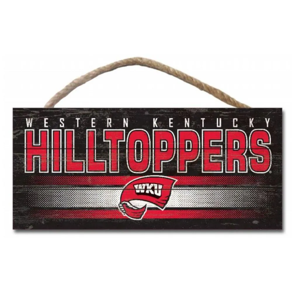  Wku | Western Kentucky 5 X 10 Inch Hanging Sign | Alumni Hall