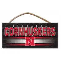  Huskers | Nebraska 5 X 10 Inch Hanging Sign | Alumni Hall