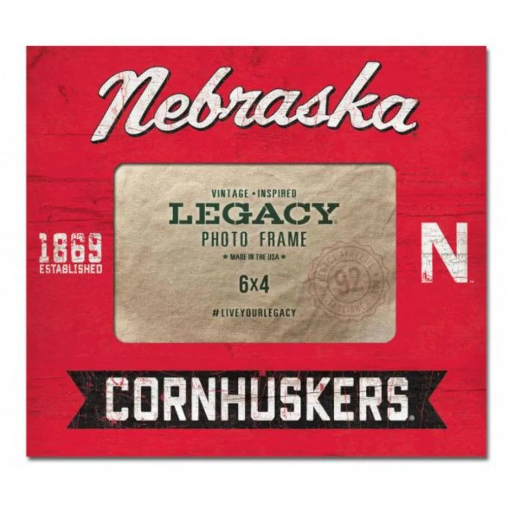  Huskers | Nebraska 8 X 9 Midnight Flyer Center Picture Frame | Alumni Hall