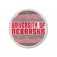  Huskers | Nebraska Epicenter Circle Coaster | Alumni Hall