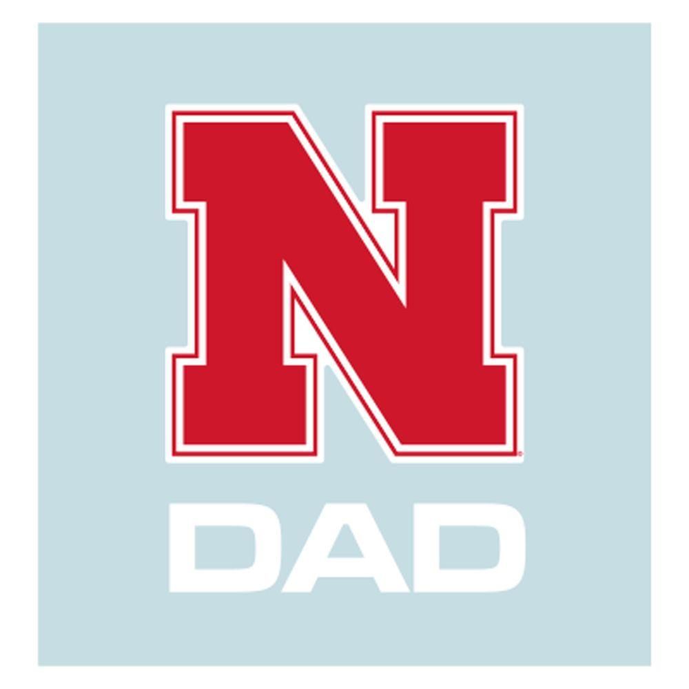  Huskers | Nebraska N Over Dad Decal 5  | Alumni Hall