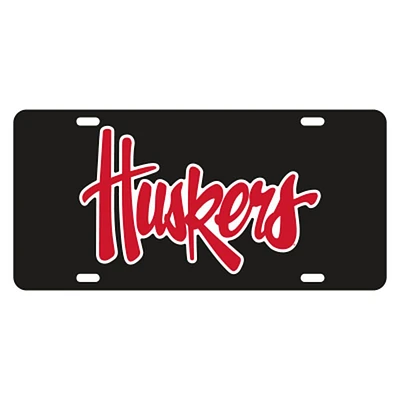 Nebraska Reflective Huskers License Plate