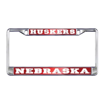 Huskers | Nebraska Domed Huskers License Plate Frame | Alumni Hall