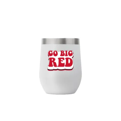  Huskers | Nebraska 12 Oz Go Big Red Stemless Tumbler | Alumni Hall