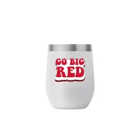  Huskers | Nebraska 12 Oz Go Big Red Stemless Tumbler | Alumni Hall