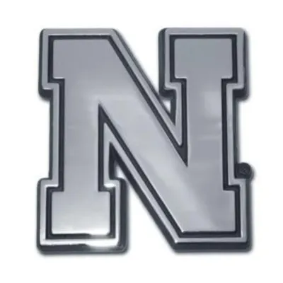  Huskers | Nebraska Chrome Auto Emblem | Alumni Hall