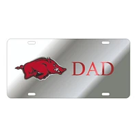 Arkansas Logo Dad License Plate