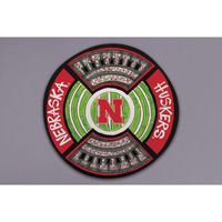  Huskers | Nebraska Magnolia Lane Round Stadium Platter | Alumni Hall