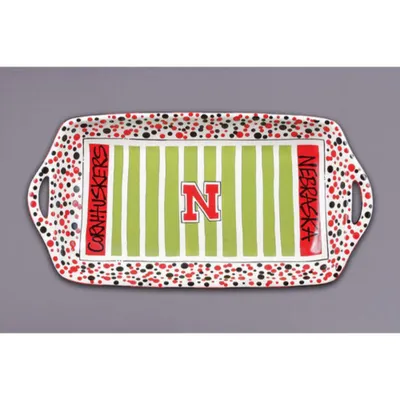  Huskers | Nebraska Magnolia Lane Round Stadium Tray | Alumni Hall