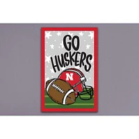 Nebraska Magnolia Lane Go Huskers Football Garden Flag