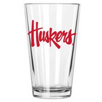  Huskers | Nebraska 16 Oz Pint Glass | Alumni Hall