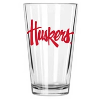 Nebraska 16 oz Pint Glass
