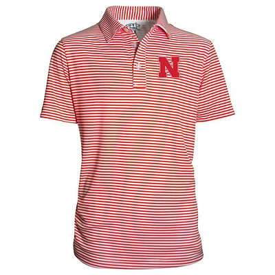 Nebraska Garb Toddler Stripe Polo