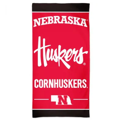  Huskers | Nebraska Wincraft 30 X 60 Beach Towel | Alumni Hall