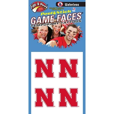 Nebraska Waterless Face Tattoos