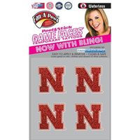 Nebraska Glitter Waterless Face Tattoos