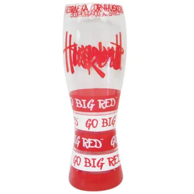  Huskers | Nebraska 24 Oz Hand Drawn Pilsner Glass | Alumni Hall