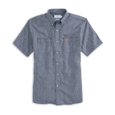 Vols | Tennessee Southern Tide Dock Chambray Shirt Alumni Hall