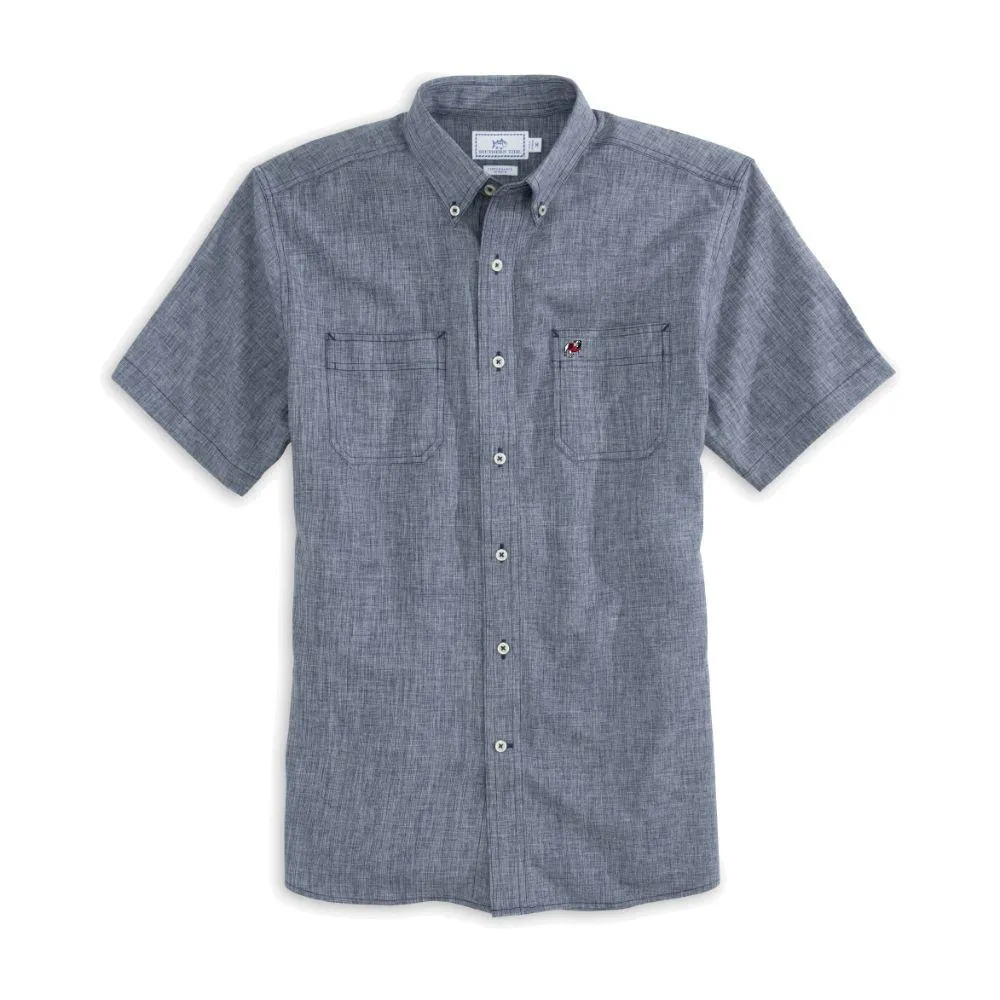 Dawgs | Georgia Southern Tide Dock Chambray Shirt Alumni Hall