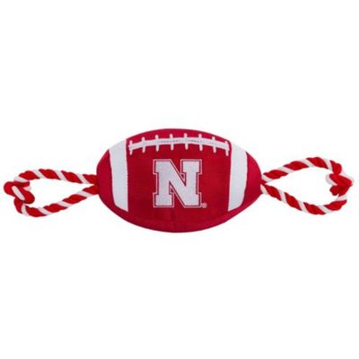  Huskers | Nebraska Nylon Football Pet Toy | Alumni Hall