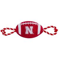  Huskers | Nebraska Nylon Football Pet Toy | Alumni Hall