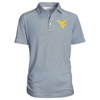 Wvu | West Virginia Garb Toddler Stripe Polo Alumni Hall