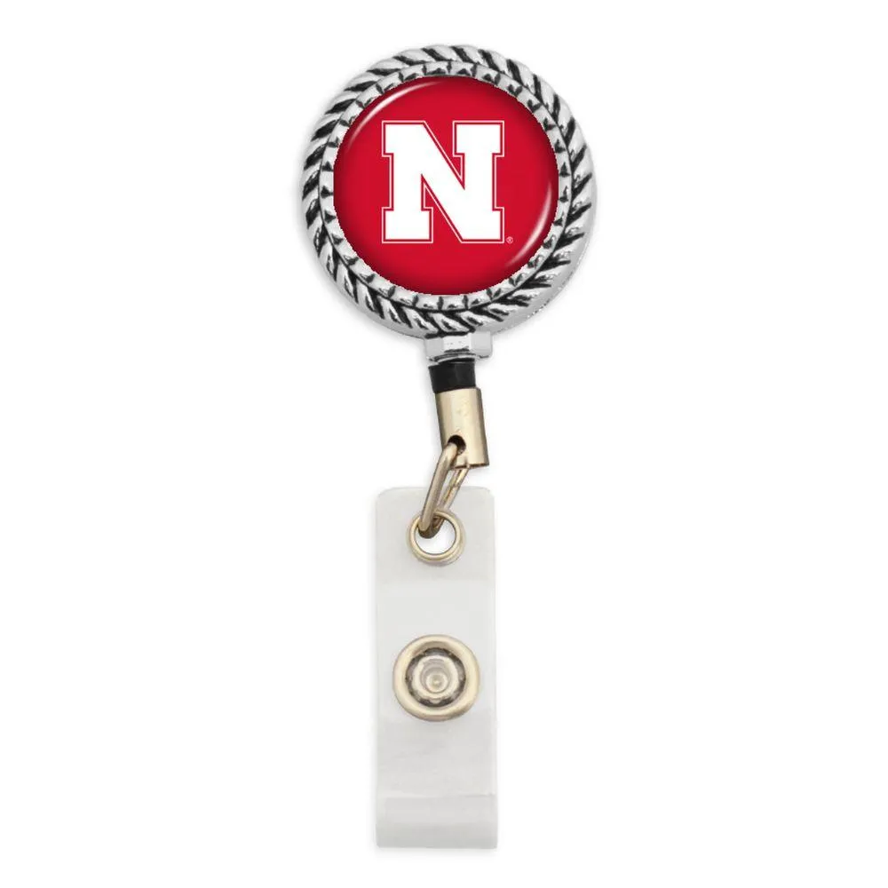  Huskers | Nebraska Circle Rope Badge Reel | Alumni Hall