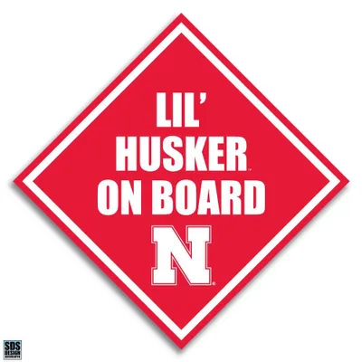  Huskers | Nebraska 6 In Lil Husker On Board Decal | Alumni Hall