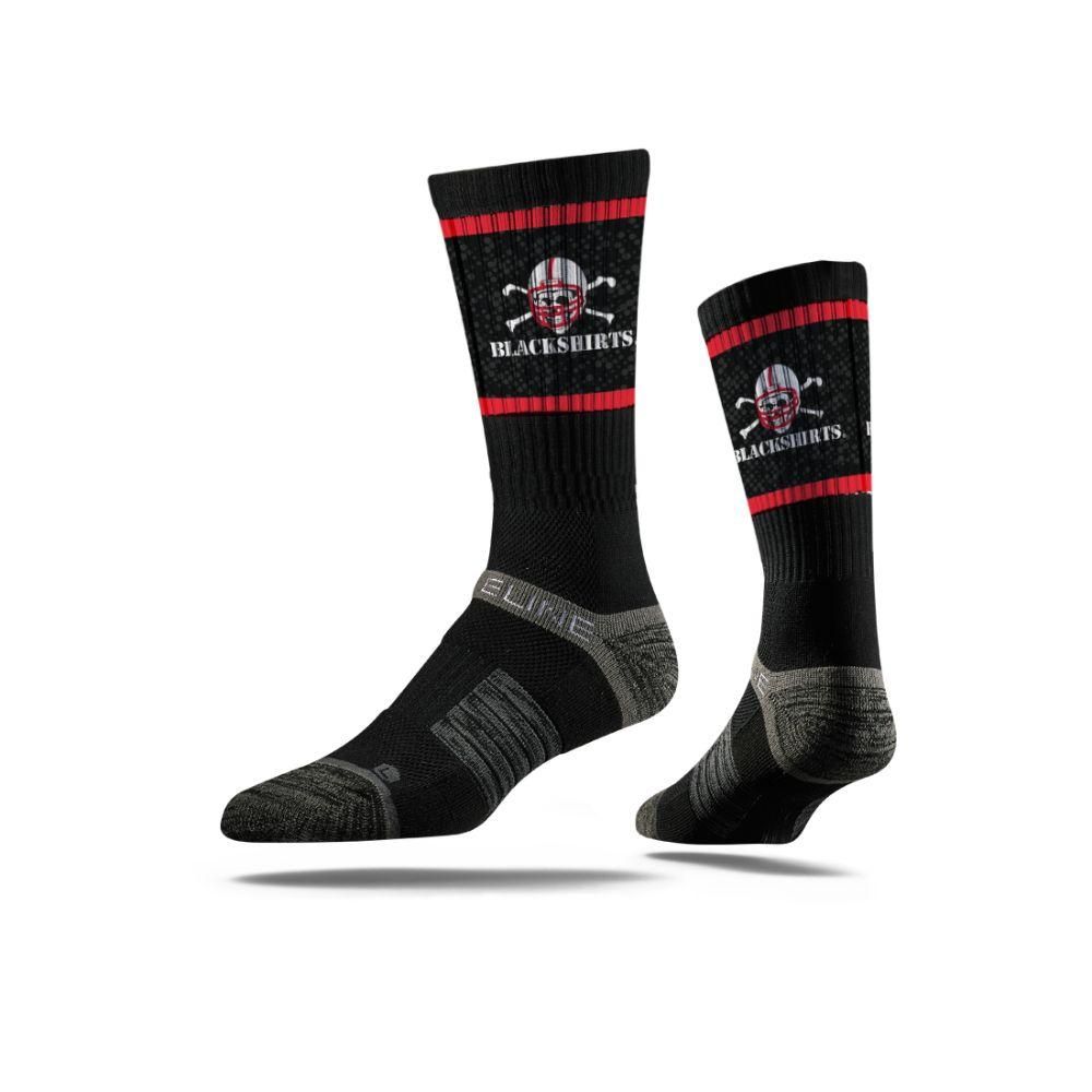  Huskers | Nebraska Blackshirts Premium Crew Sock | Alumni Hall