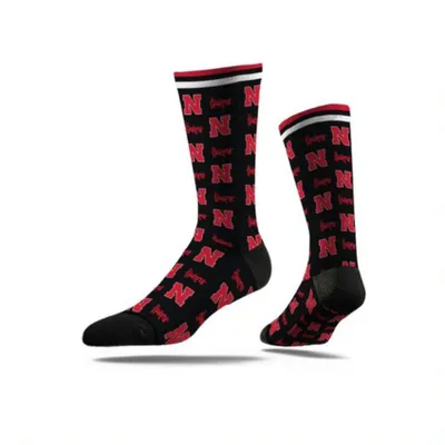  Huskers | Nebraska Strideline Step Repeat Classic Sub Sock | Alumni Hall