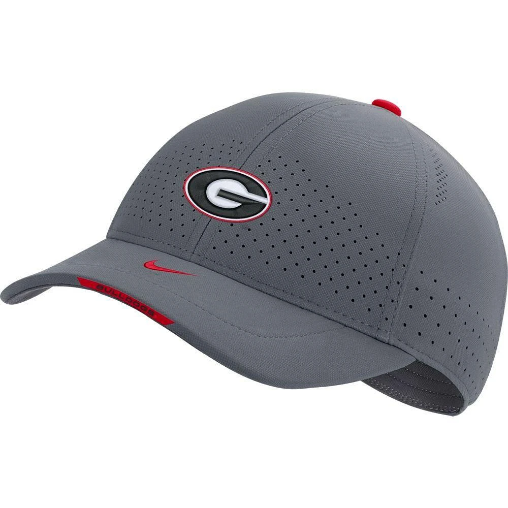 Georgia Nike Men's Sideline Aero L91 Adjustable Hat