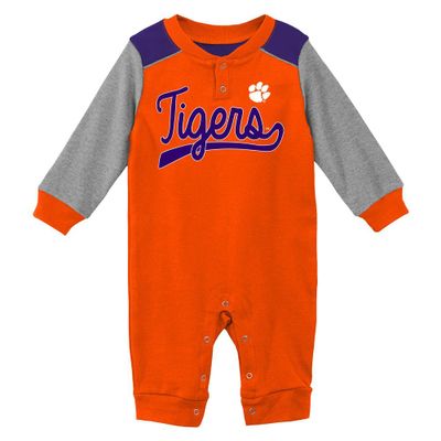 Clemson | Gen2 New Born Scrimmage Long Sleeve Snap Onesie Alumni Hall