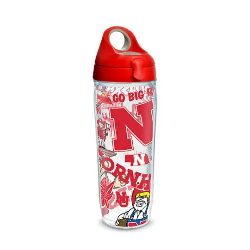  Huskers | Nebraska Tervis 24 Oz All Over Bottle | Alumni Hall