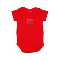 Huskers | Nebraska Infant Short Sleeve Bodysuit Alumni Hall