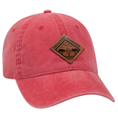  Ahs | Uscape Tuscaloosa Vintage Wash Adjustable Faux Leather Patch Hat | Alumni Hall