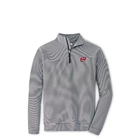 Western Kentucky Peter Millar Perth Mini Stripe Stretch 1/4 Zip