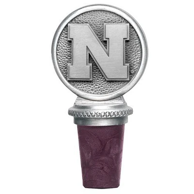 Nebraska Heritage Pewter Bottle Stopper