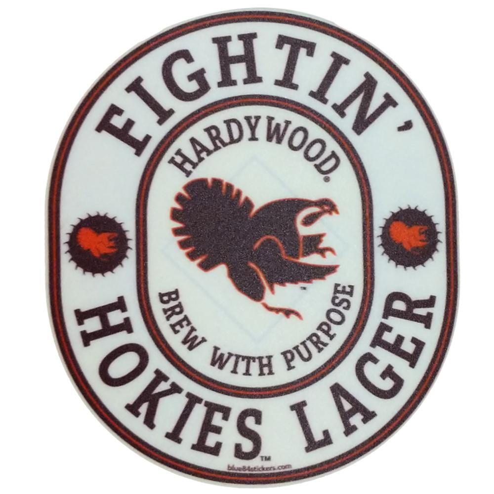 Virginia Tech Fighting Hokies Lager Decal