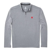 Nebraska Johnnie-O Brady Fleece 1/4 Zip Pullover