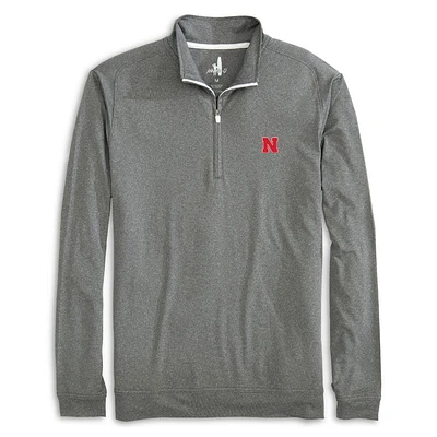 Nebraska Johnnie-O Flex 1/4 Zip Pullover