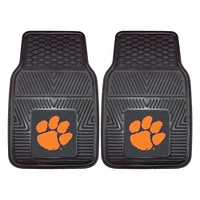 Clemson 2 Pack Heavy Vinyl Car Mats