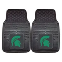  Spartans | Michigan State 2 Pack Heavy Vinyl Car Mats | Alumni Hall