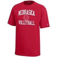 Huskers | Nebraska Champion Youth Basic Volleyball Tee Alumni Hall