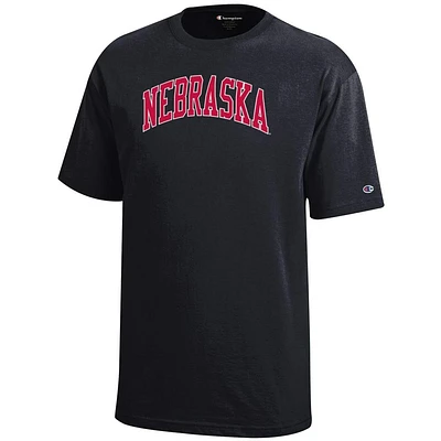 Nebraska Champion YOUTH Arch Tee