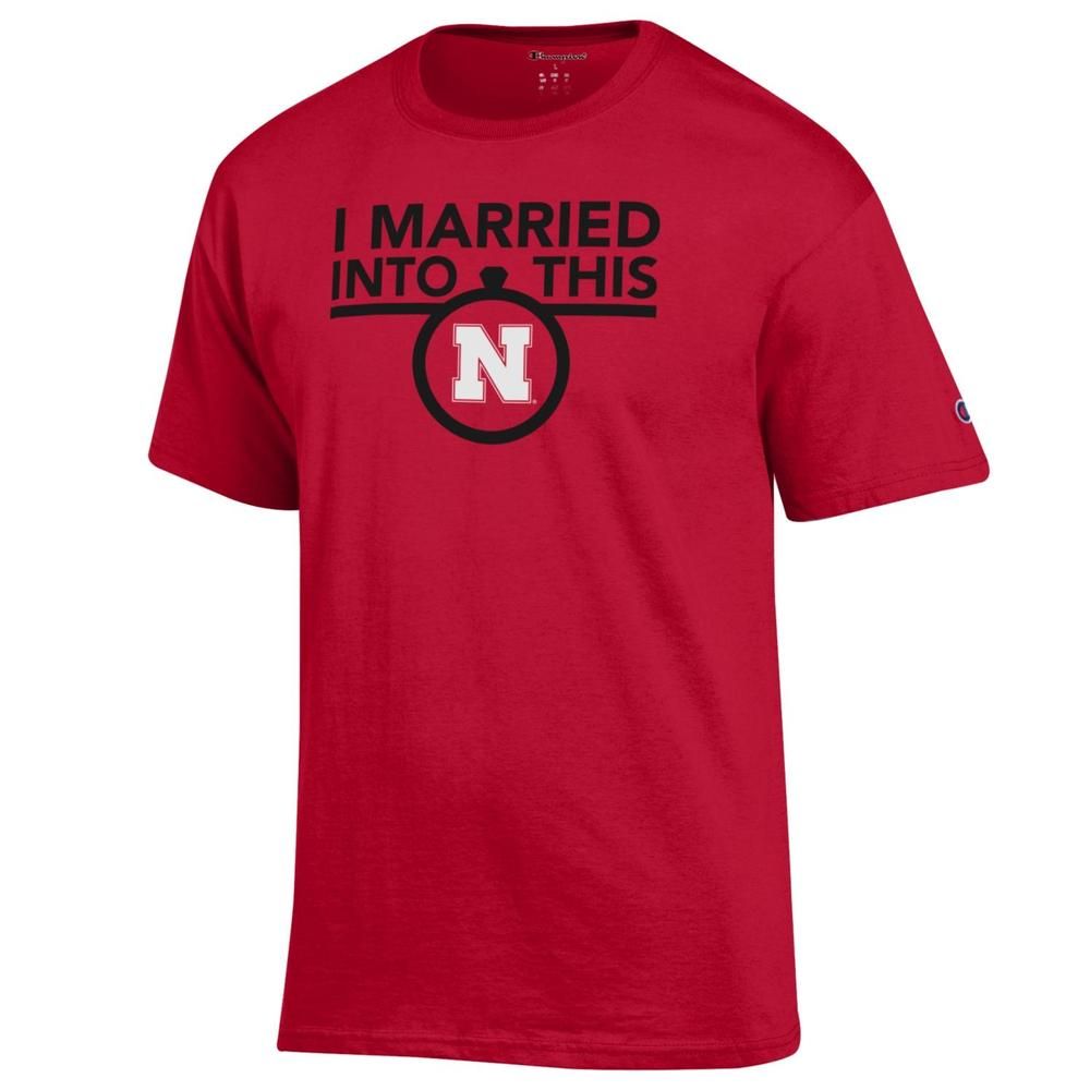 Huskers | Nebraska Champion Women's I Married Into This Tee Alumni Hall