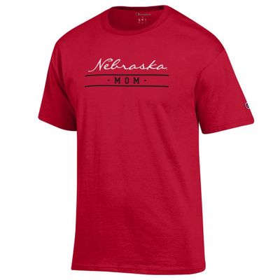 Huskers | Nebraska Champion Women's Script Bar Mom Tee Alumni Hall