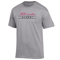 Huskers | Nebraska Champion Women's Script Bar Alumni Tee Hall