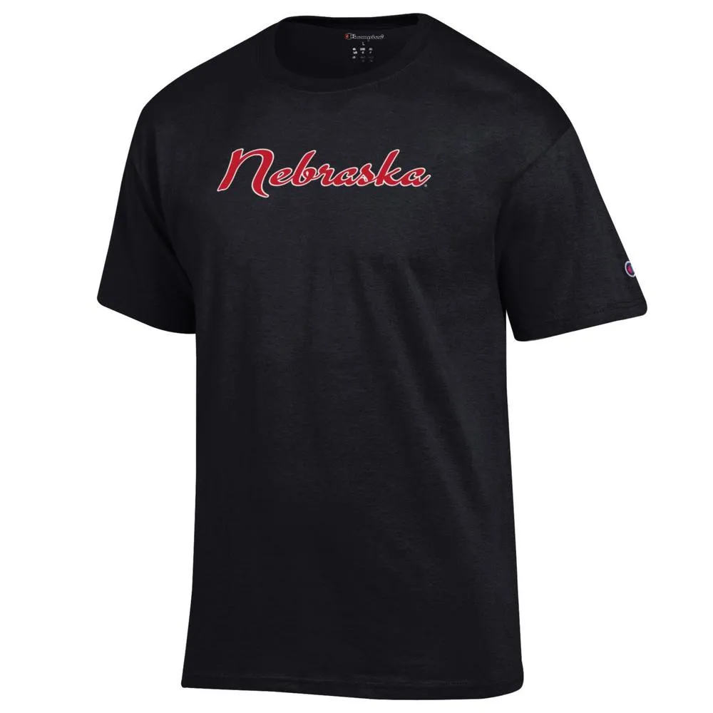 Nebraska Champion Women's Basic Script Tee