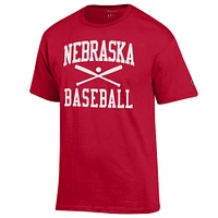 Nebraska Champion Basic Baseball Tee